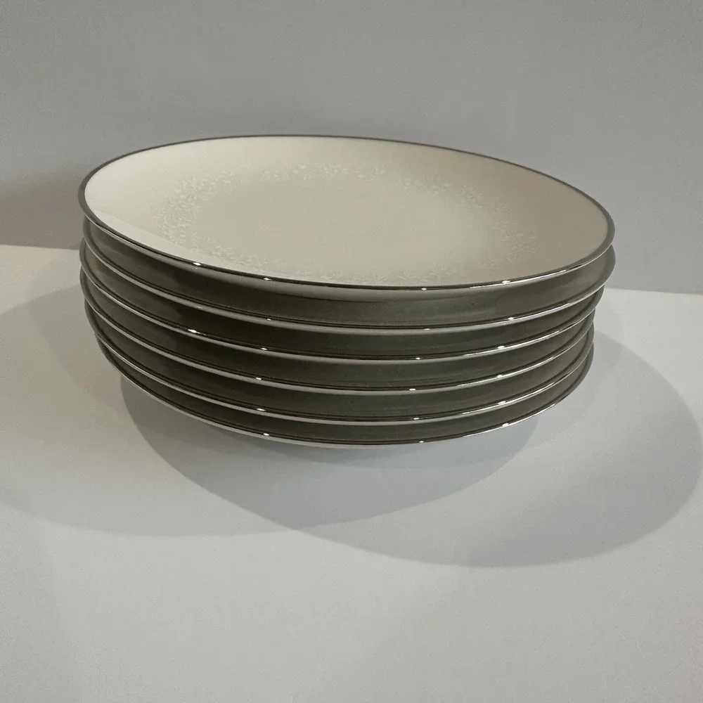 Set of 6 Noritake MONTBLANC Ivory China 6 1/4